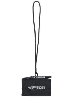 Marcelo Burlon County of Milan картхолдер с логотипом и ремешком на шею