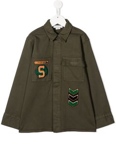 Stella McCartney Kids куртка с нашивками