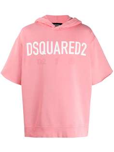 Dsquared2 толстовка с капюшоном и короткими рукавами