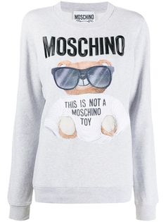 Moschino толстовка с принтом Teddy Bear