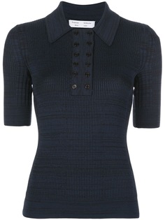 Proenza Schouler White Label трикотажная меланжевая рубашка-поло