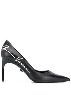 Versace туфли-лодочки с логотипом