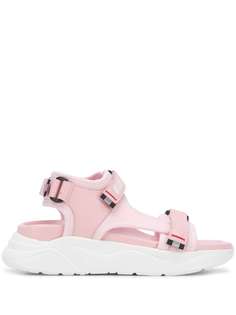 MSGM массивные сандалии на липучках