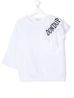 Dondup Kids футболка с вышитым логотипом