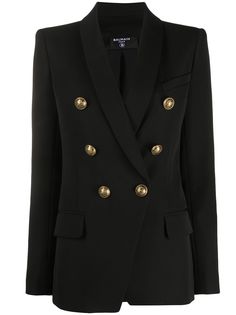 Balmain двубортный блейзер