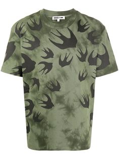 McQ Swallow футболка с принтом Alexander McQueen