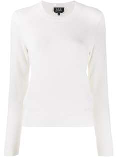 A.P.C. джемпер с круглым вырезом