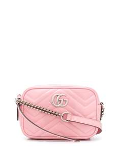 Gucci quilted GG motif crossbody bag