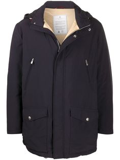 Brunello Cucinelli пуховик с капюшоном