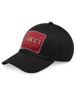 Gucci бейсболка с нашивкой-логотипом