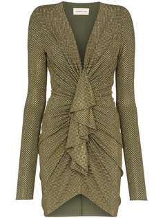 Alexandre Vauthier платье мини с глубоким V-образным вырезом