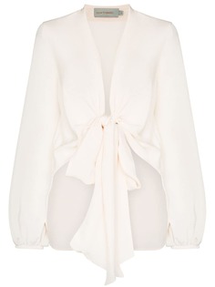 Silvia Tcherassi блузка с завязками