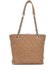 Chanel Pre-Owned сумка-тоут 2000-х годов с логотипом СС