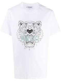 Kenzo футболка с принтом Tiger