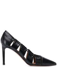 LAutre Chose snakeskin effect high-heel pumps