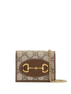 Gucci мини-кошелек на цепочке с пряжкой Horsebit