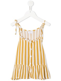 Violeta E Federico полосатый топ с оборками