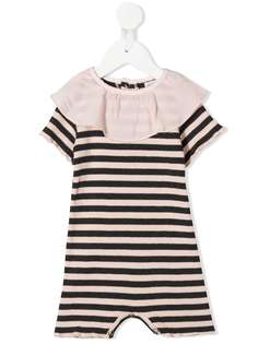 Violeta E Federico полосатый комбинезон с оборками