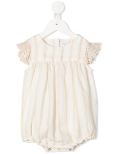 Violeta E Federico полосатый комбинезон с вышивкой