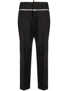 Dsquared2 зауженные брюки с завышенной талией