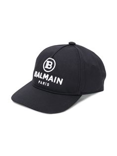 Balmain Kids кепка с вышитым логотипом
