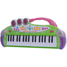 Игрушка-синтезатор "Весенняя мелодия" , с микрофоном, со светом, Губка Боб Nickelodeon