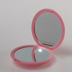 Зеркало luazon kz-02, подсветка, 1,5 × 8,5 × 1 см, 1 диод, 1*cr2032