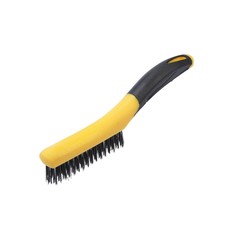 Щетка металлическая ручная tundra pro, закаленная проволока, двухкомпонентная рукоятка
