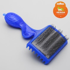 Щетка-пуходерка трехрядная без капель, основание 84х58 мм Пижон