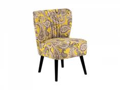 Кресло barbara (ogogo) желтый 59x77x62 см.