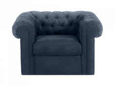 Кресло chesterfield (ogogo) синий 115x73x105 см.