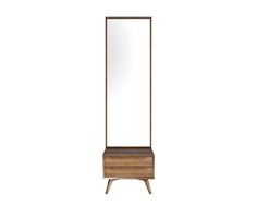 Зеркало bruni с тумбой (etg-home) коричневый 50x180x40 см.