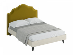 Кровать queen victoria (ogogo) желтый 170x130x216 см.