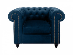 Кресло chester classic (ogogo) синий 107x75x80 см.