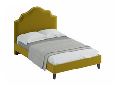 Кровать queen victoria (ogogo) желтый 150x130x216 см.