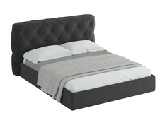 Кровать ember (ogogo) серый 189x113x237 см.