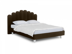 Кровать queen sharlotta (ogogo) коричневый 180x122x217 см.
