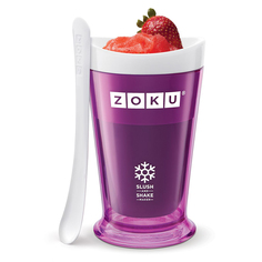 Форма для холодных десертов slush &amp; shake (zoku) фиолетовый 10x16x10 см.