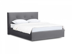 Кровать queen anna lux (ogogo) серый 173x107x216 см.