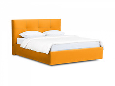 Кровать queen anna lux (ogogo) желтый 173x107x216 см.