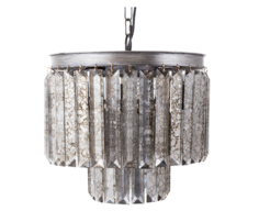 Люстра odeon d37 (desondo) серый 40 см.