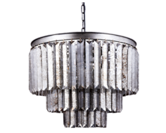 Люстра odeon d52 (desondo) серый 48 см.