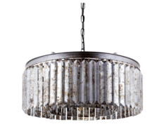 Люстра odeon prism (desondo) серый 26 см.
