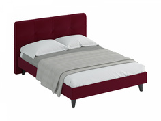 Кровать queen anna (ogogo) красный 173x107x216 см.