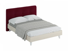 Кровать queen anna (ogogo) красный 173x107x216 см.