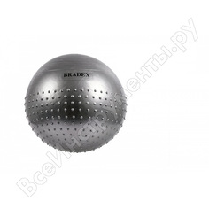 Мяч для фитнеса bradex фитбол-65 полумассажный sf 0356