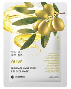 Domix, Ежедневная увлажняющая маска с экстрактом оливы Olive Ultimate Hydrating Essence Mask, 25 мл Jkosmec