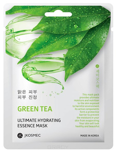 Domix, Ежедневная увлажняющая маска с экстрактом зелёного чая Green Tea Ultimate Hydrating Essence Mask, 25 мл Jkosmec