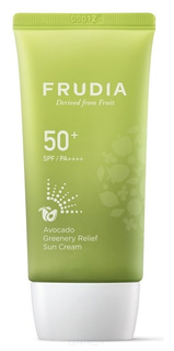 Domix, Солнцезащитный крем с авокадо SPF50+/PA ++++ Avocado Greenery Relief Sun Cream, 50 г Frudia