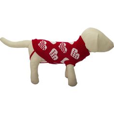 Свитер для собак Каскад Сердечки, 30 см M